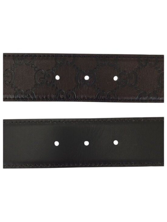 Guccissima Interlocking GG Pattern Dark Brown Gold main image 6
